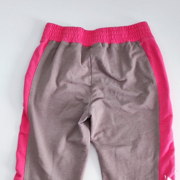 Skechers Sport sweatpants / jogger girls size M grey & pink graphic design - Picture 4 of 14
